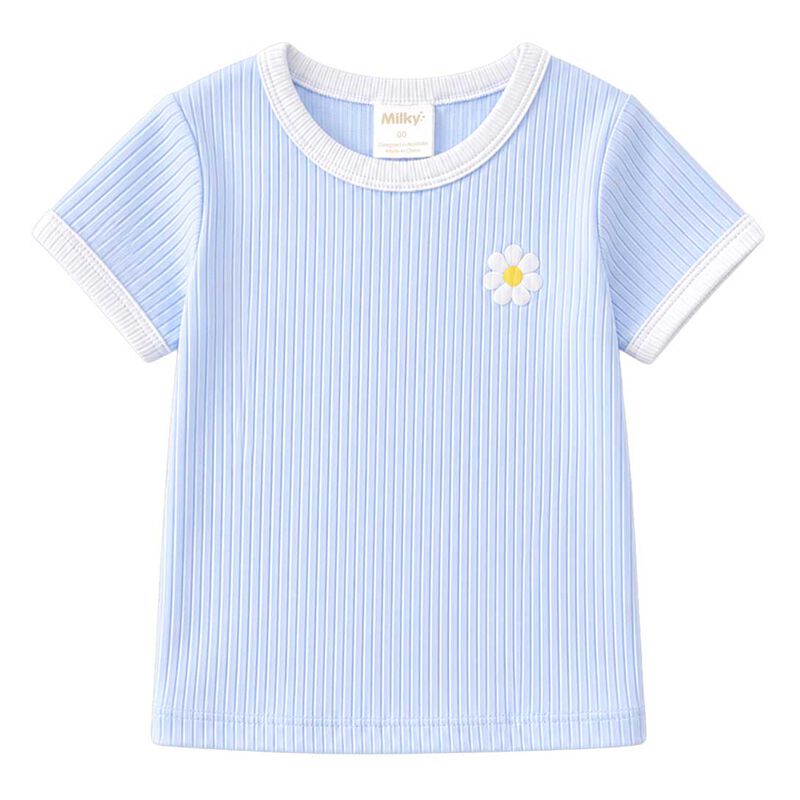 Milky Rib Tee 00-1Y image number 0